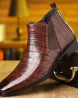 Oliver | Stylish Black Chelsea Leather Boots 5