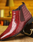 Oliver | Stylish Black Chelsea Leather Boots 6