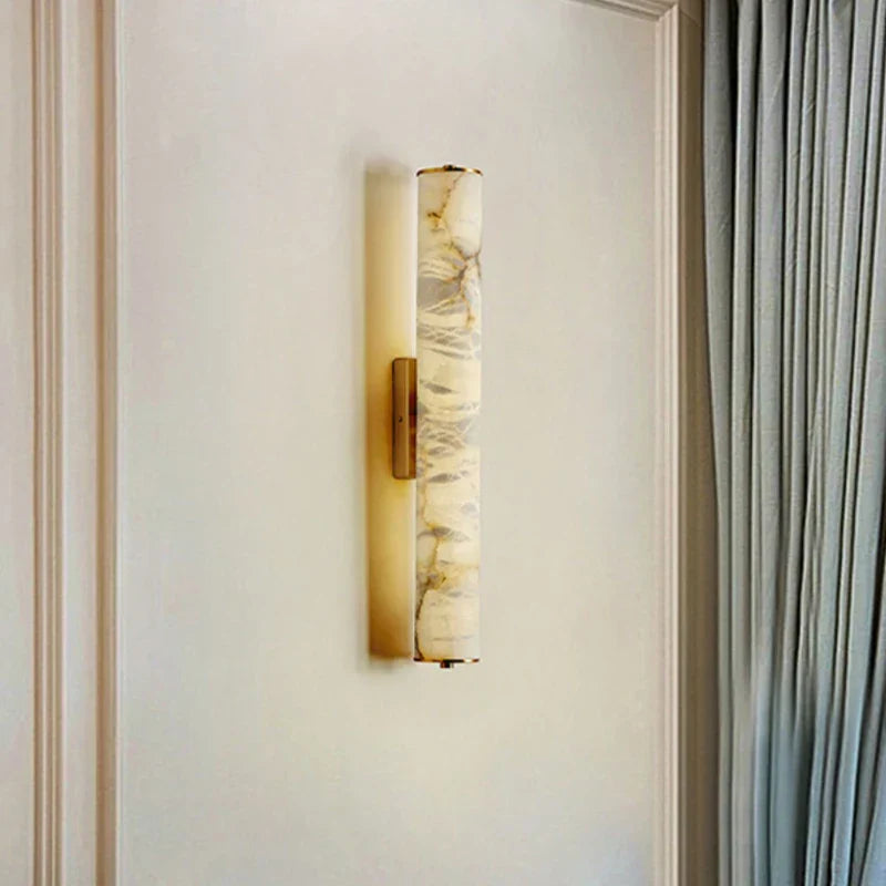 OpalAura - Elegant Marble Wall Lamp 0