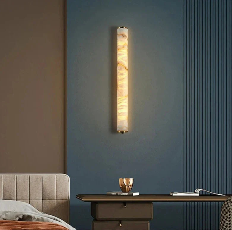 OpalAura - Elegant Marble Wall Lamp 8