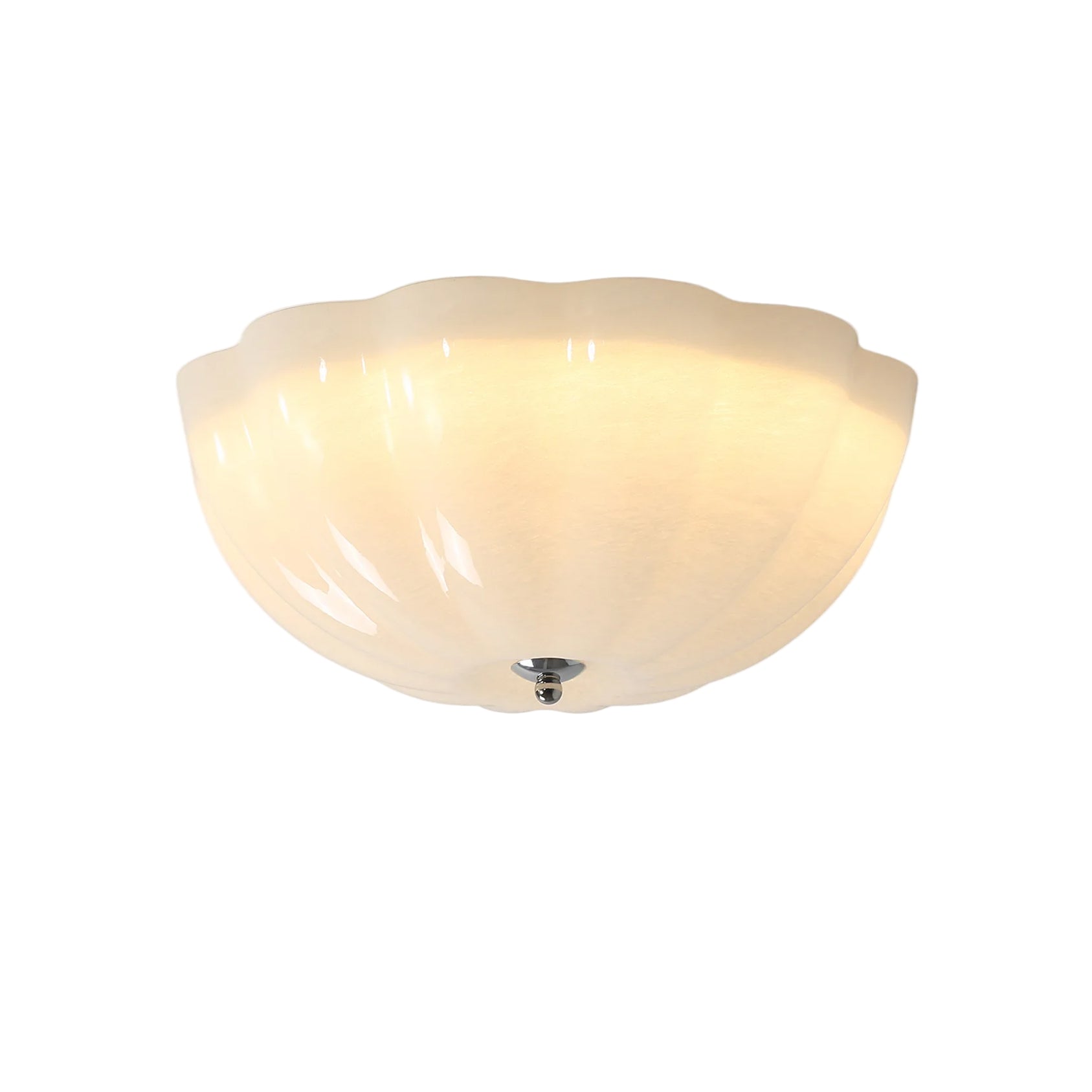 OpalGlow | Elegant Modern Shell-Shaped LED Ceiling Light Fixture 1