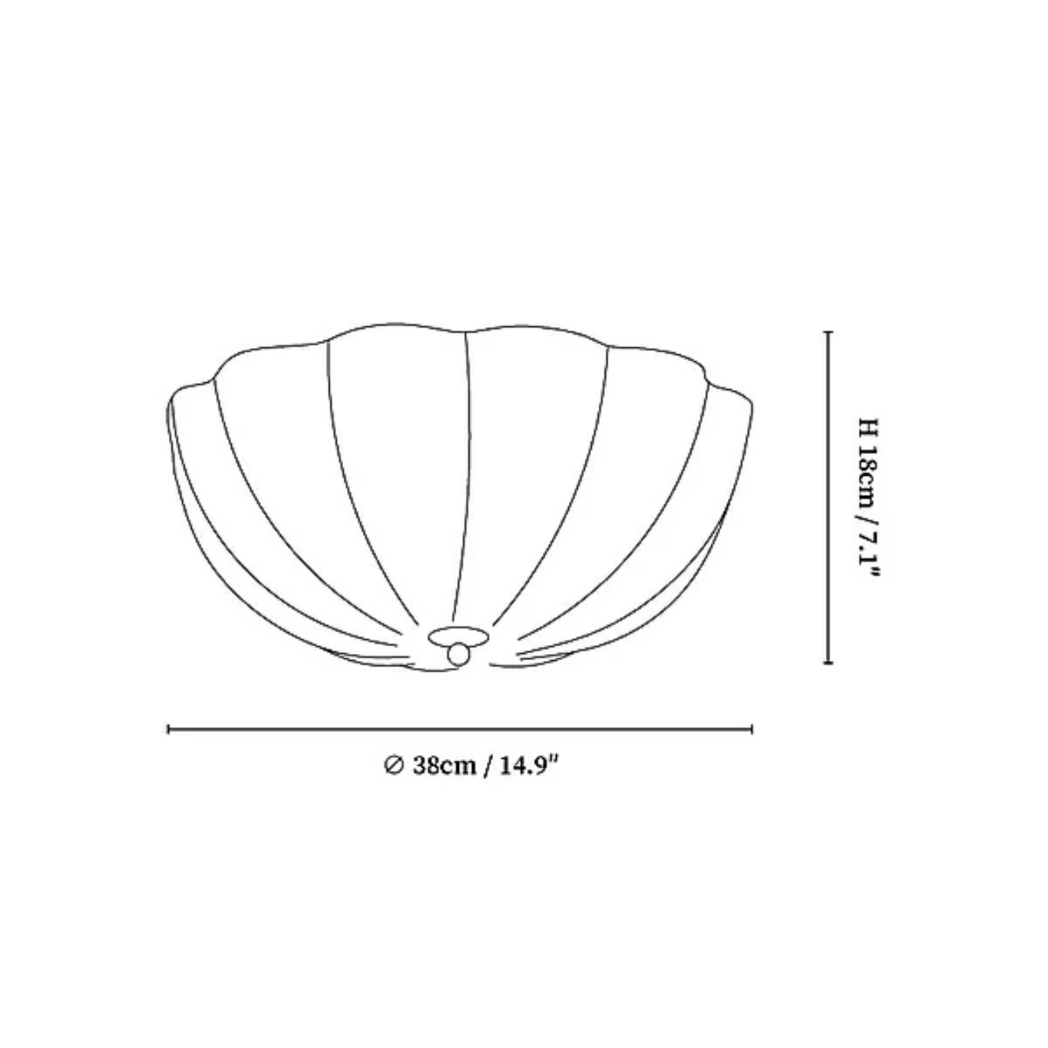 OpalGlow | Elegant Modern Shell-Shaped LED Ceiling Light Fixture 3
