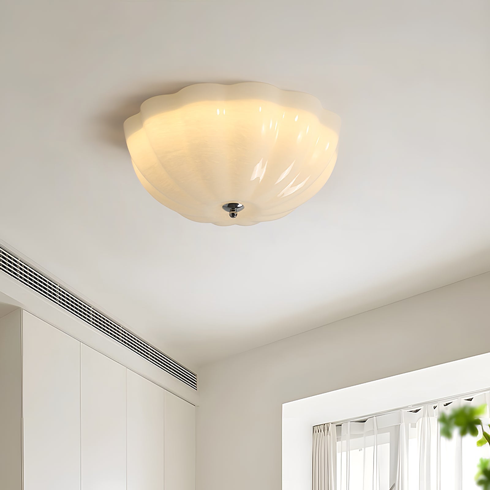 OpalGlow | Elegant Modern Shell-Shaped LED Ceiling Light Fixture 6
