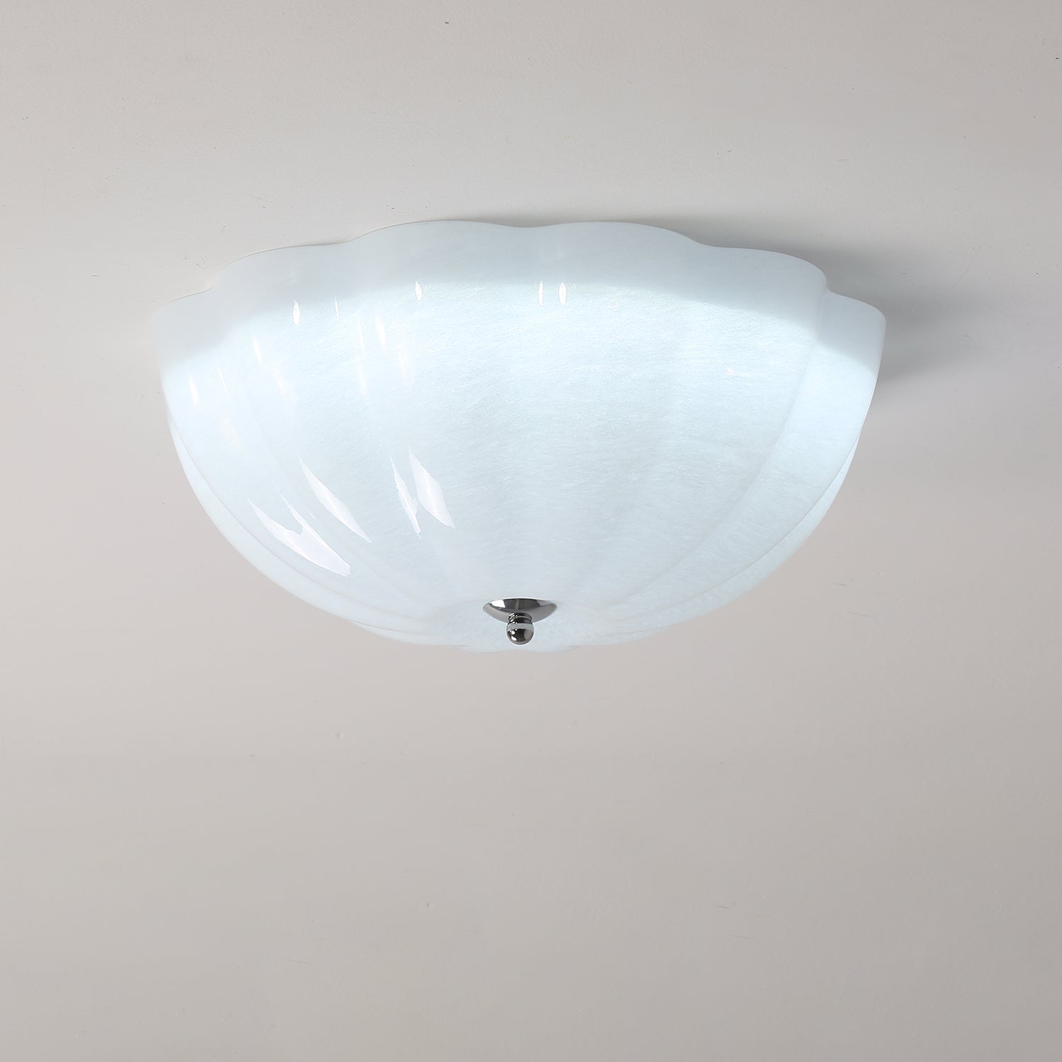 OpalGlow | Elegant Modern Shell-Shaped LED Ceiling Light Fixture 9