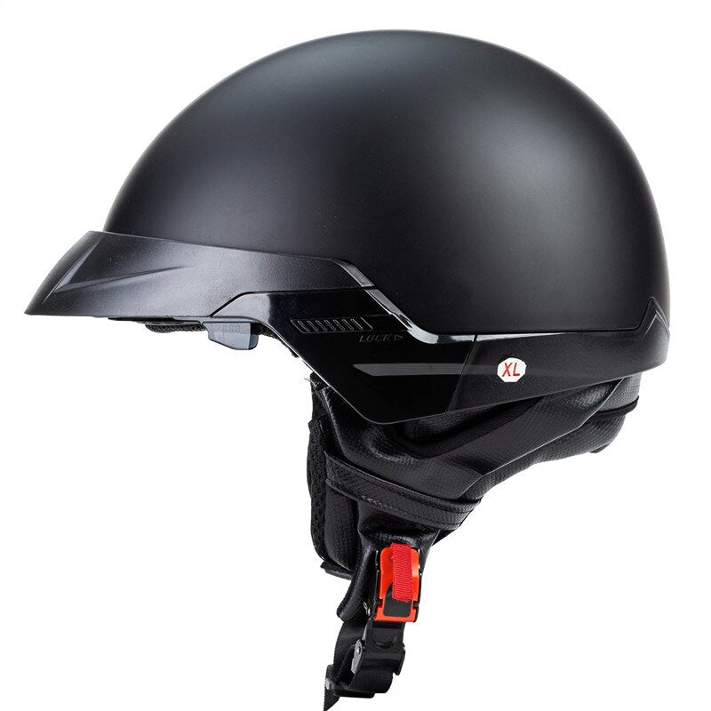 Open Cruiser Motorcycle Helmet DOT Approved Lightweight Design 0