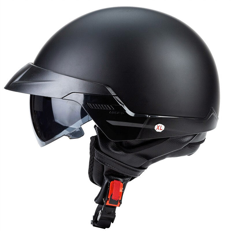 Open Cruiser Motorcycle Helmet DOT Approved Lightweight Design 4