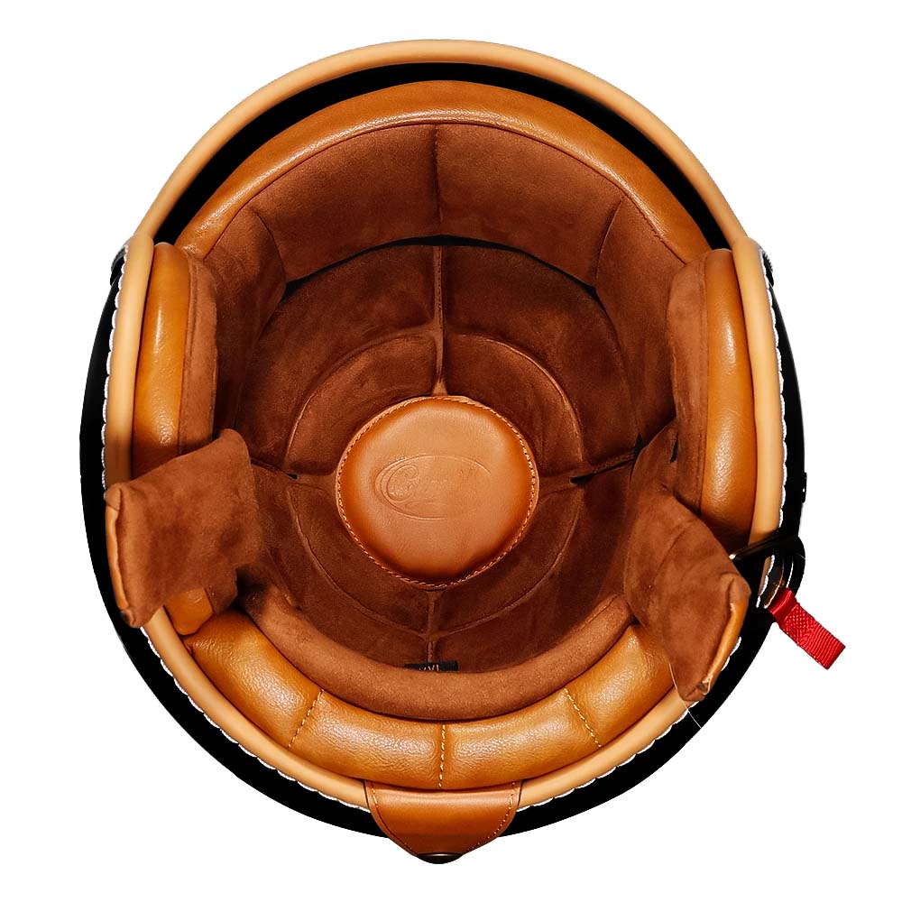 Open Face Helmet Retro Lightweight ABS with Dual Visors 6