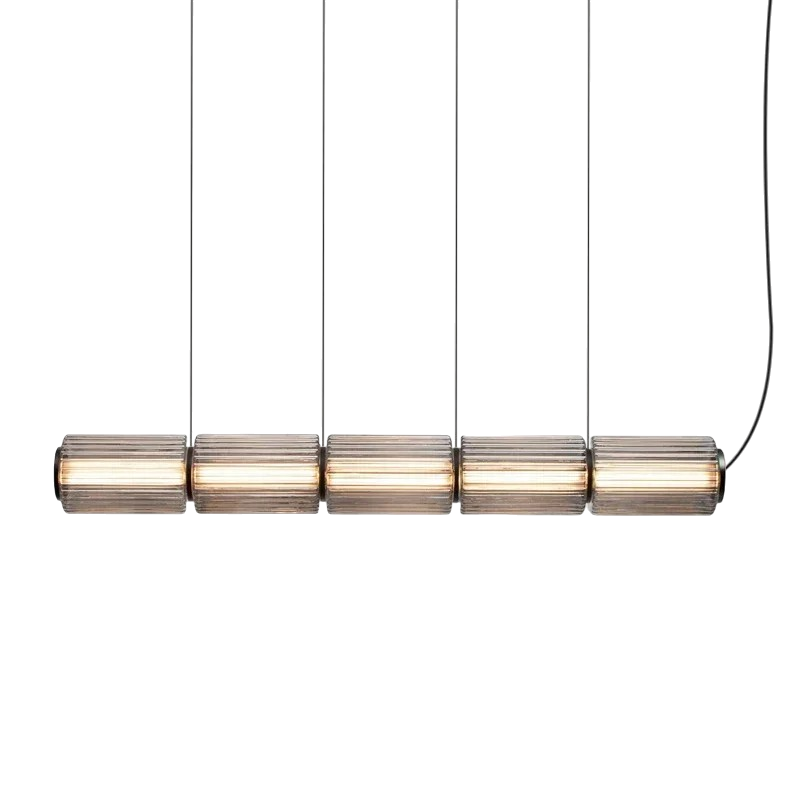 Oriona | Modern Cylinder Glass Pendant Lamp 7