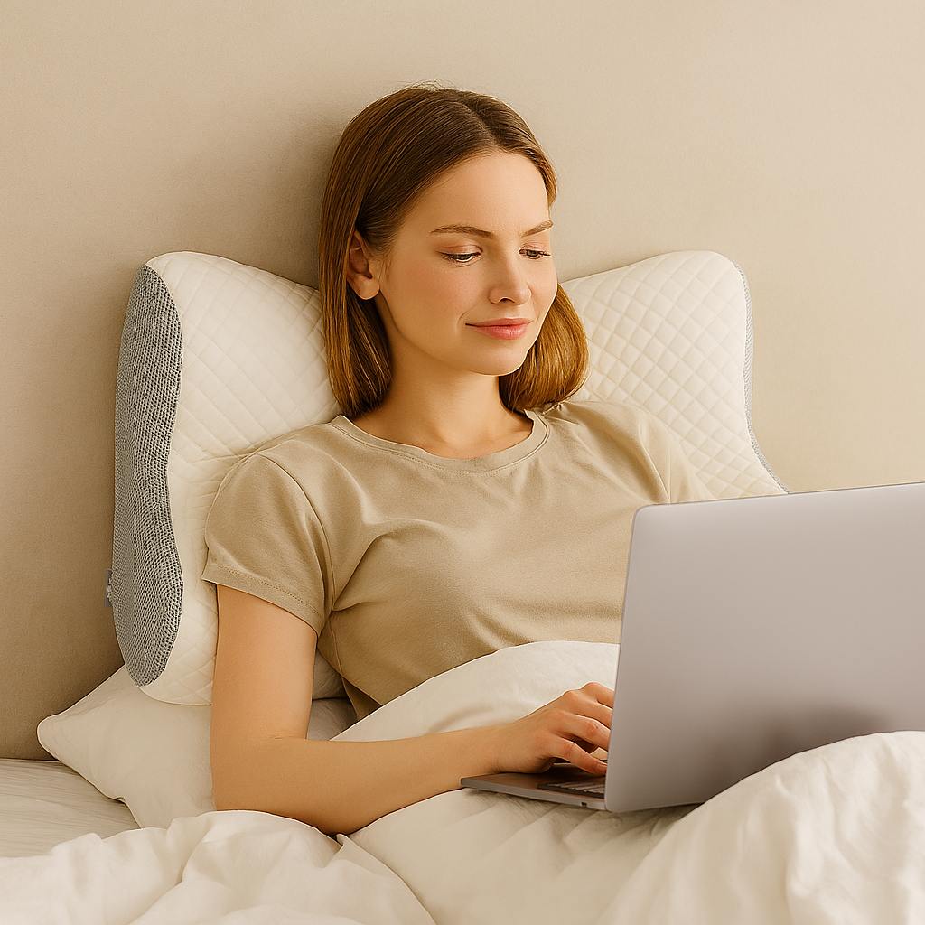 Orthopedic Memory Foam Pillow Neck Shoulder Support 4