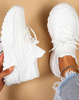 Orthopedic Sneakers with Cushioning – Stylish and Comfortable Footwear for Everyday Wear in White, Black, and Beige 0
