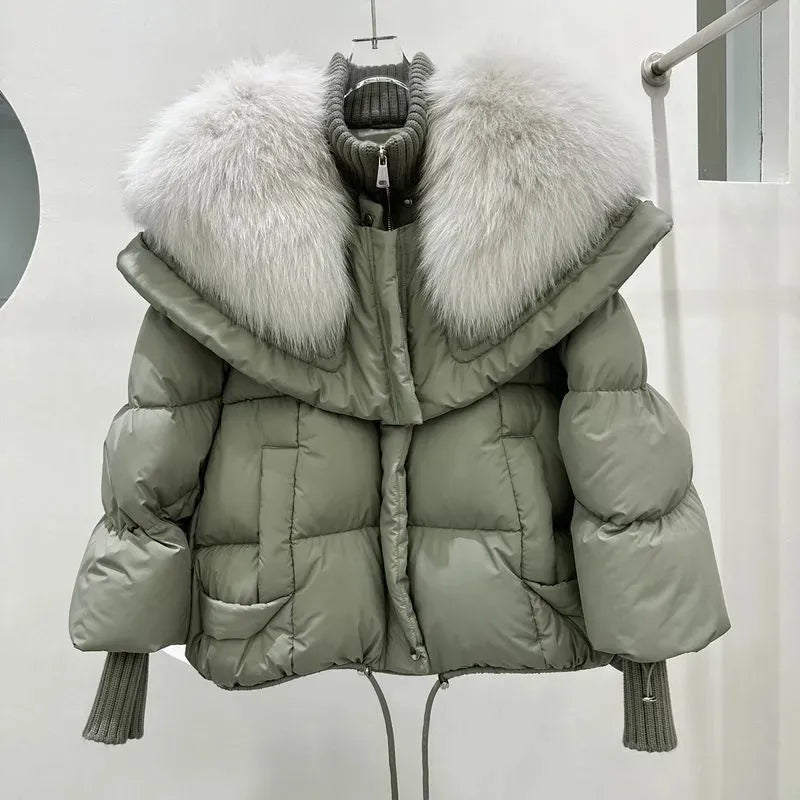 Oslo | Women&#39;s Short Coat with Padded Hood for Winter 1