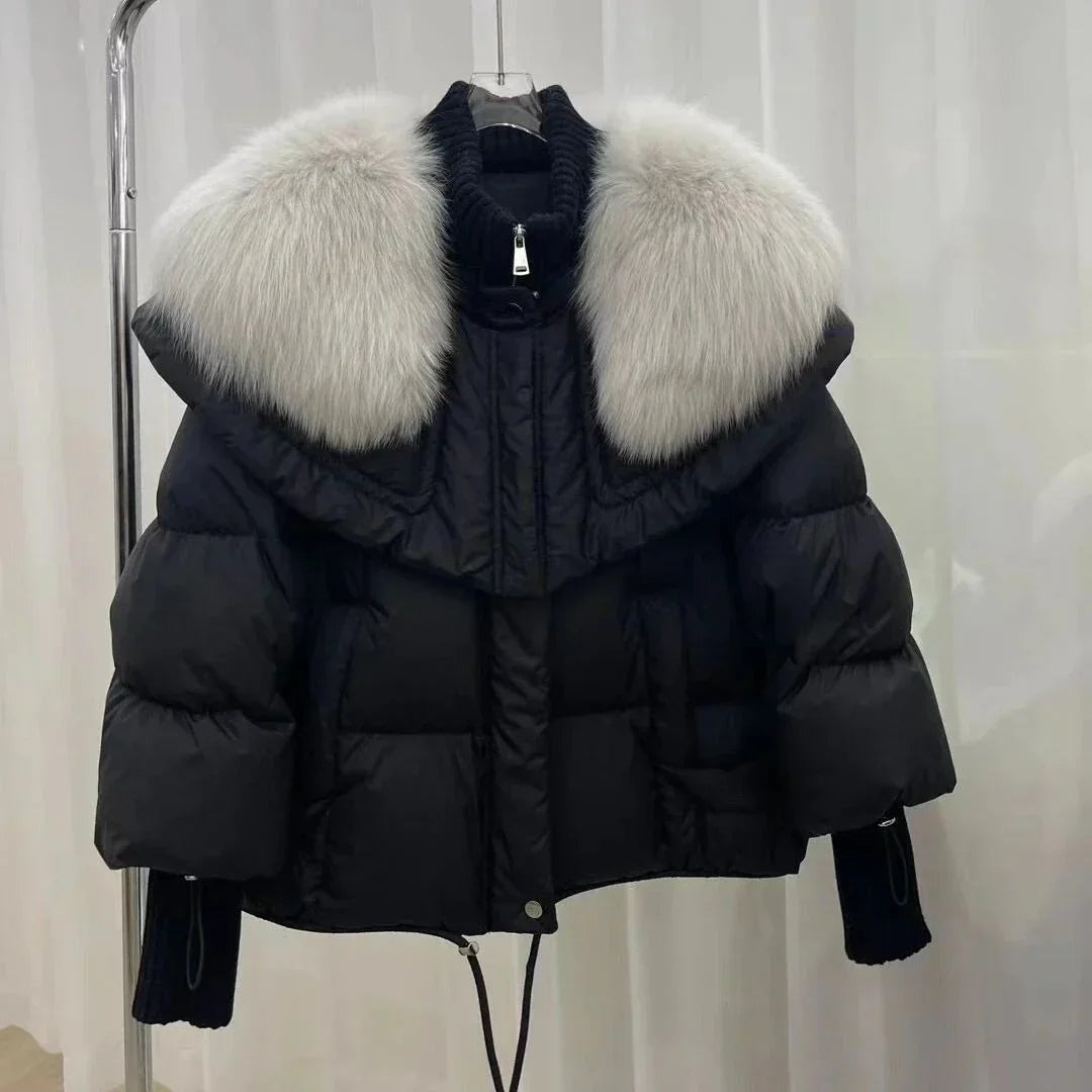 Oslo | Women&#39;s Short Coat with Padded Hood for Winter 7