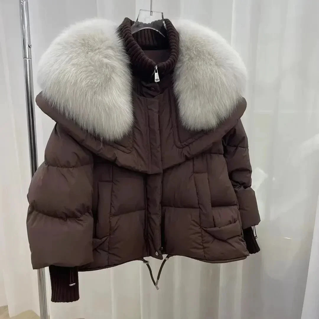 Oslo | Women&#39;s Short Coat with Padded Hood for Winter 8