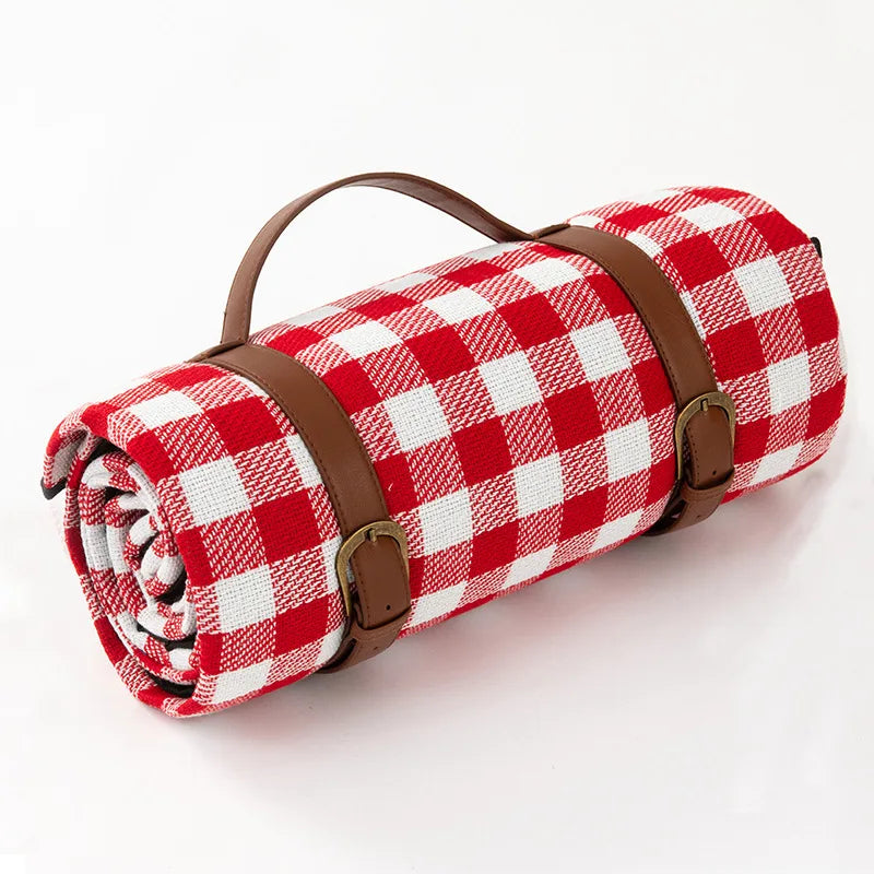 Outdoor Plaid Picnic Blanket | Waterproof Foldable Mat 0
