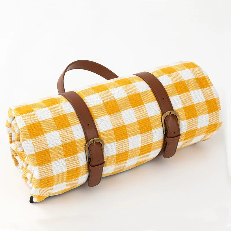 Outdoor Plaid Picnic Blanket | Waterproof Foldable Mat 12
