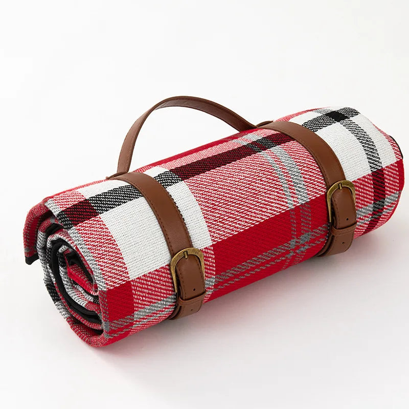 Outdoor Plaid Picnic Blanket | Waterproof Foldable Mat 2