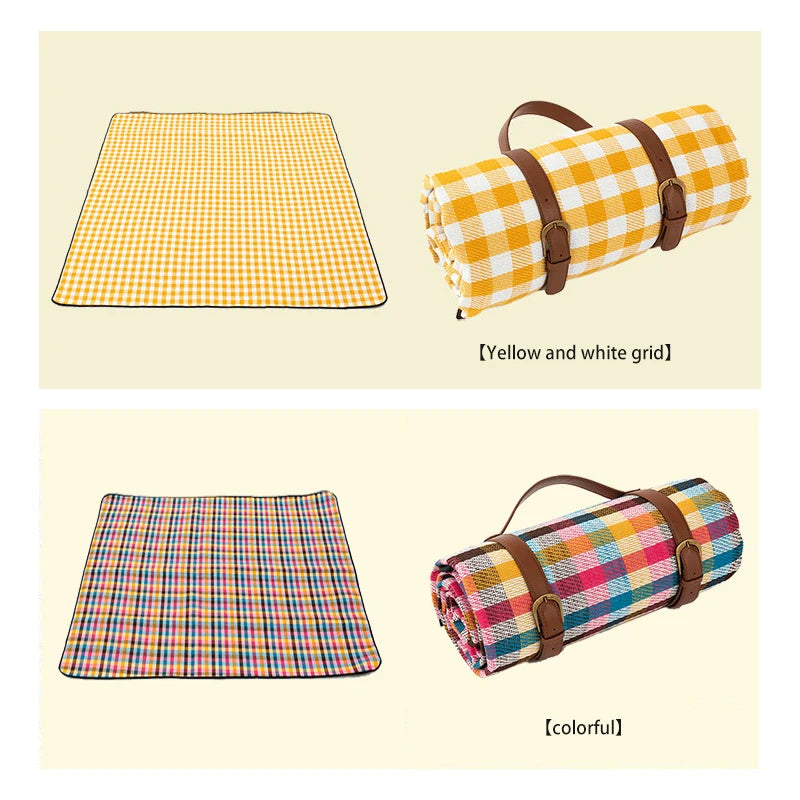 Outdoor Plaid Picnic Blanket | Waterproof Foldable Mat 5