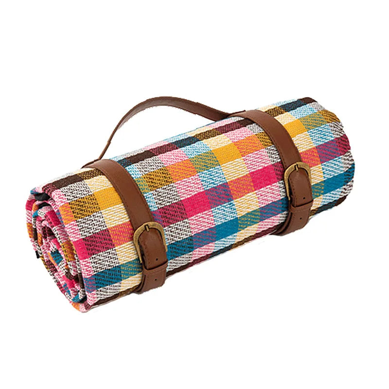 Outdoor Plaid Picnic Blanket | Waterproof Foldable Mat 7