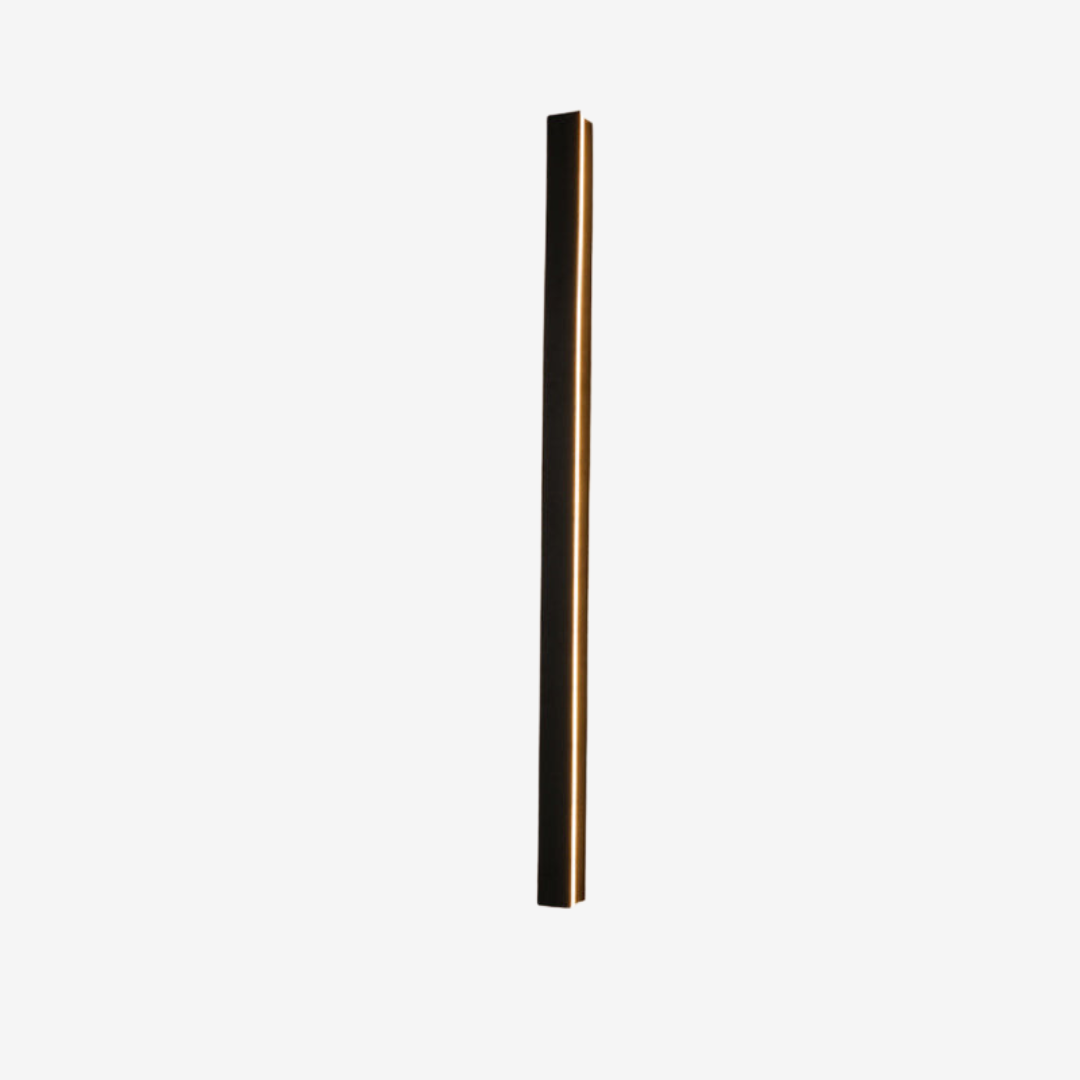 Outdoor Wall Light Contemporary Black Metal LED Design 1