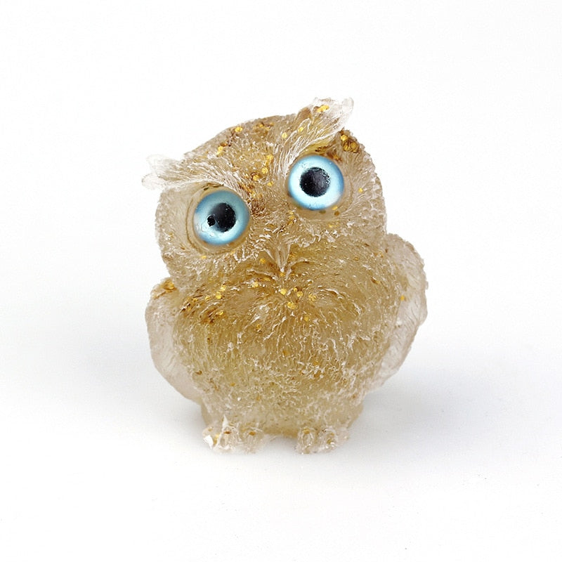 OwlStone | Charming Handcrafted Natural Crystal Owl Figurine for Décor 10