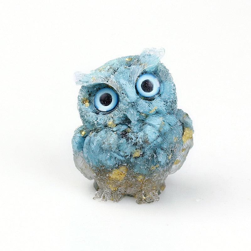 OwlStone | Charming Handcrafted Natural Crystal Owl Figurine for Décor 15