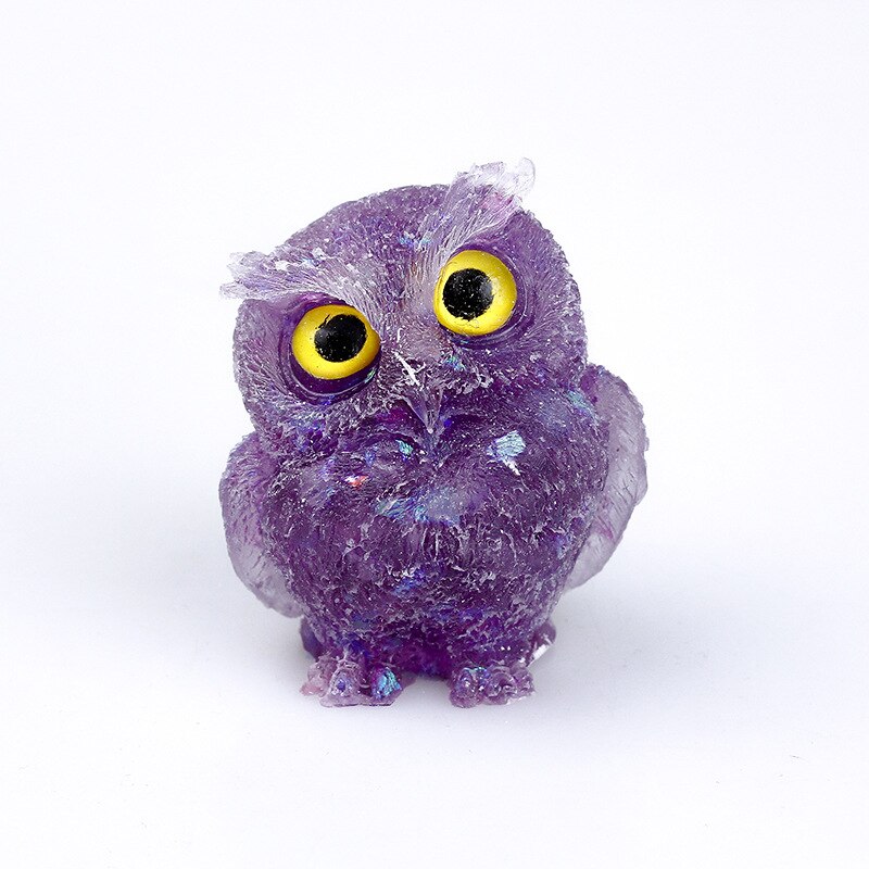 OwlStone | Charming Handcrafted Natural Crystal Owl Figurine for Décor 16