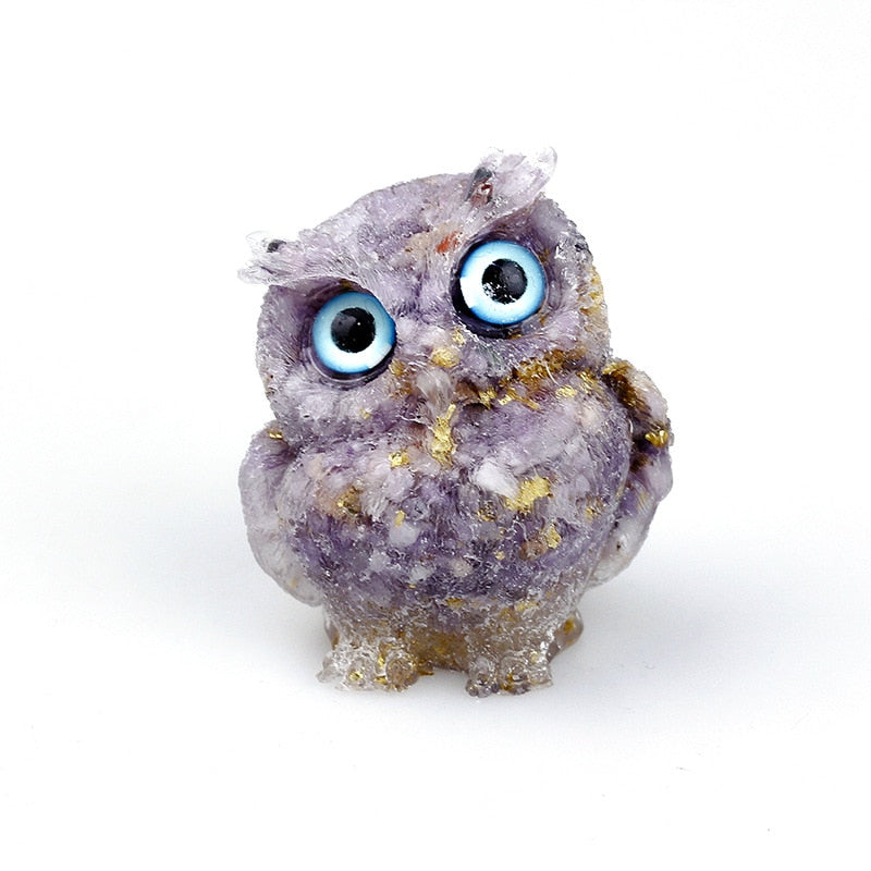 OwlStone | Charming Handcrafted Natural Crystal Owl Figurine for Décor 9