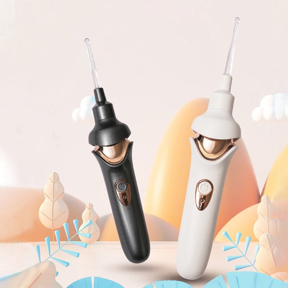 Painless Ear Cleaner with LED Light – Rechargeable Safe Earwax Removal Tool for Family Use 1