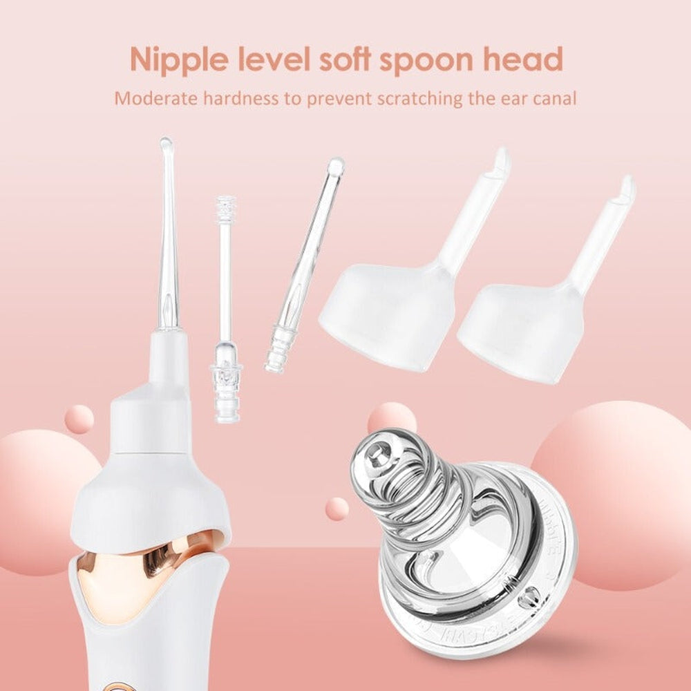 Painless Ear Cleaner with LED Light – Rechargeable Safe Earwax Removal Tool for Family Use 4