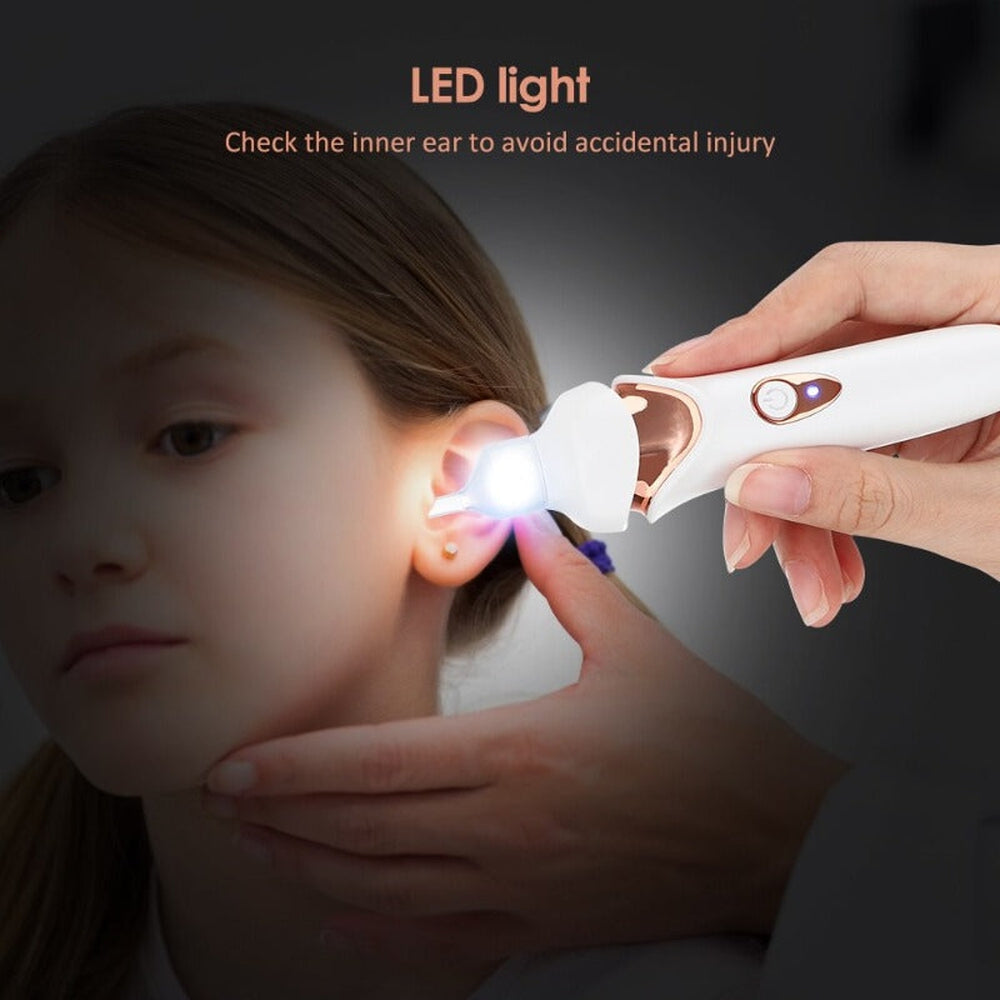 Painless Ear Cleaner with LED Light – Rechargeable Safe Earwax Removal Tool for Family Use 6