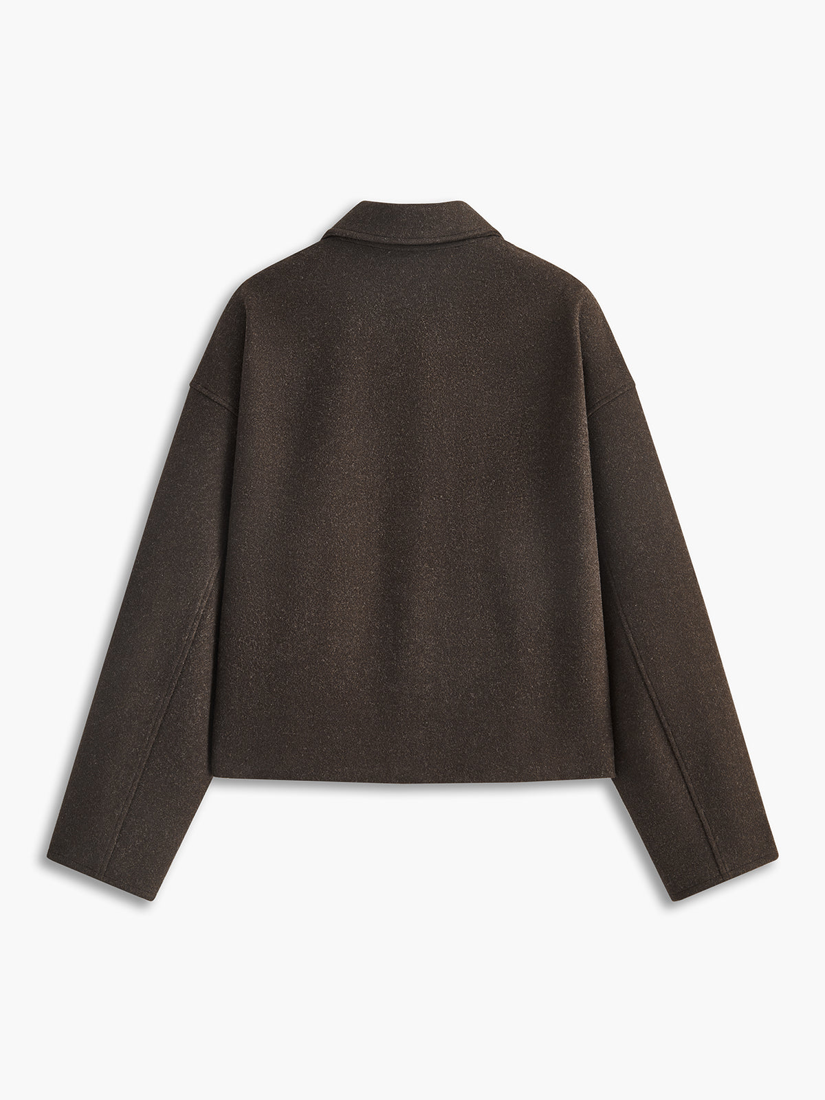 Paris | Plain Zipper Tweed Jacket 1