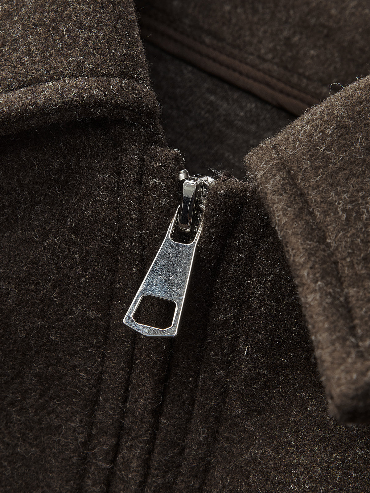Paris | Plain Zipper Tweed Jacket 2