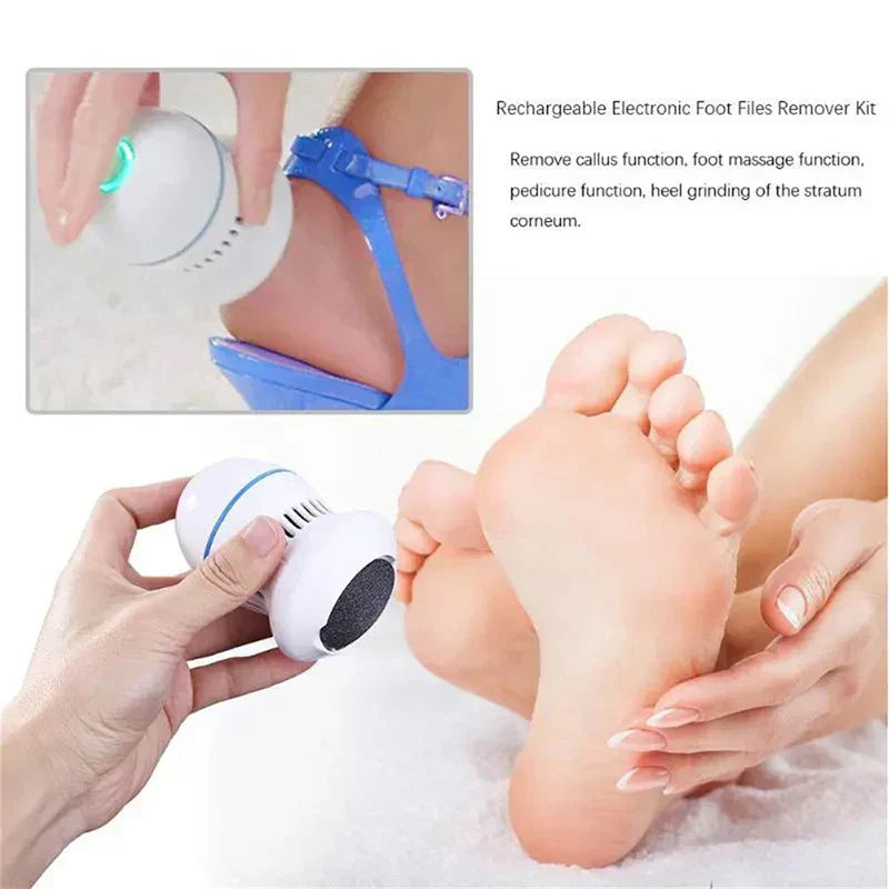 PediGlow | Effective Ergonomic Electric Callus Remover for Smooth Feet 3
