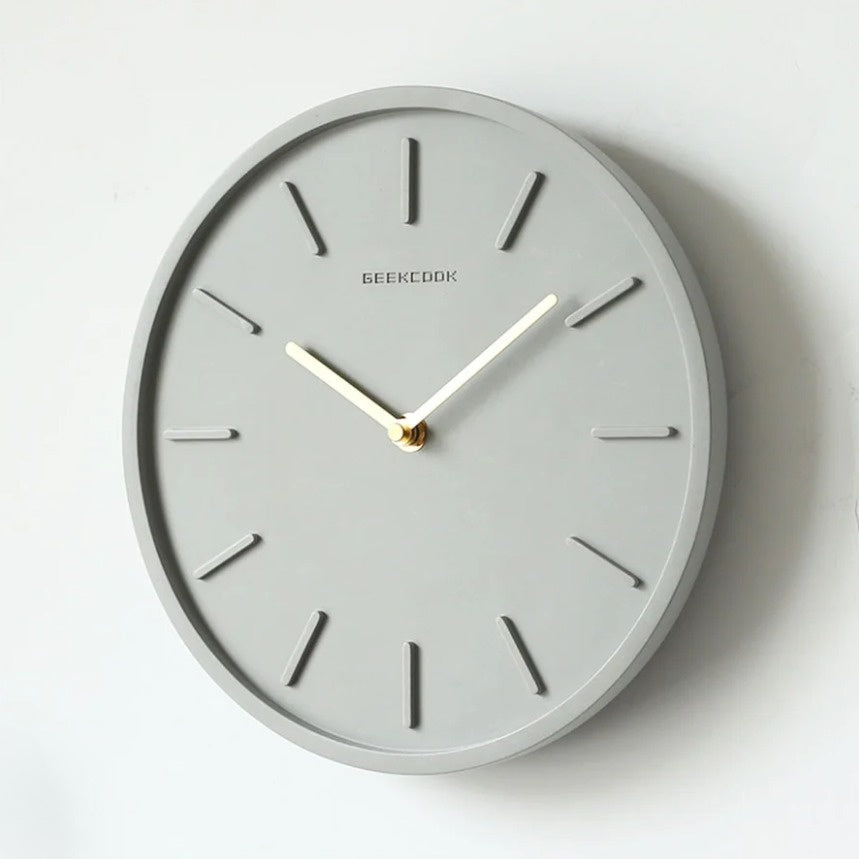 PendulumCraft - Scandinavian Cement Wall Clock 1