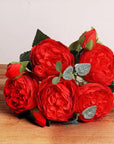 PeonyBliss | Elegant Lifelike Silk Floral Arrangement for Home Décor 0