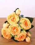 PeonyBliss | Elegant Lifelike Silk Floral Arrangement for Home Décor 7