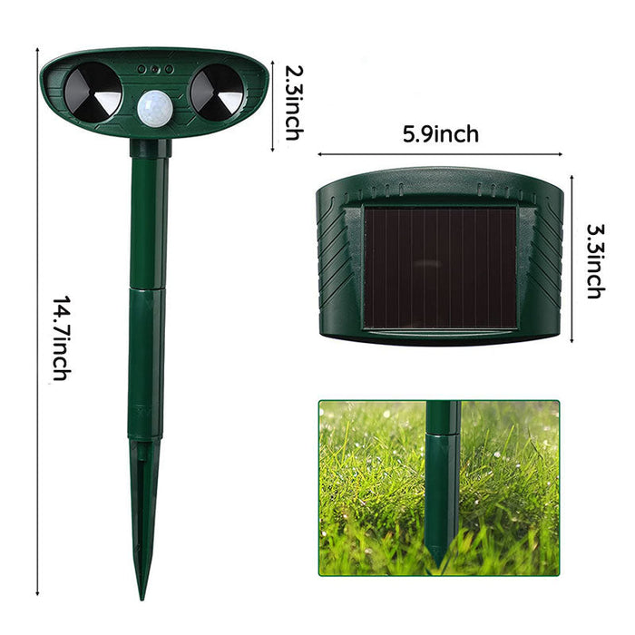 PestGuard Solar | Ultrasonic Outdoor Repeller for Rodents & Pests 1