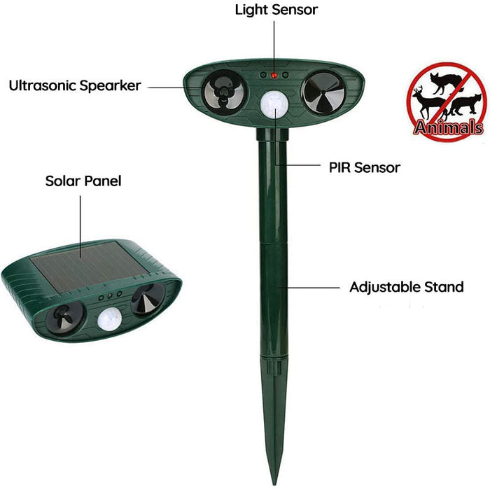 PestGuard Solar | Ultrasonic Outdoor Repeller for Rodents &amp; Pests 6