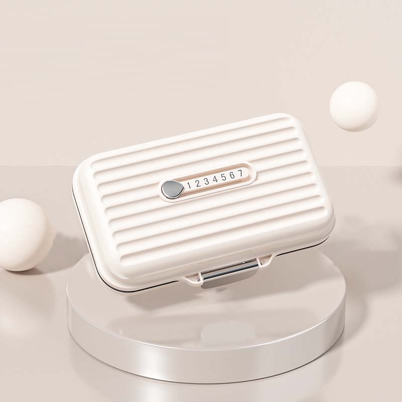 PetraCase | Compact Durable Pill Box Organizer with Seven Compartments 0