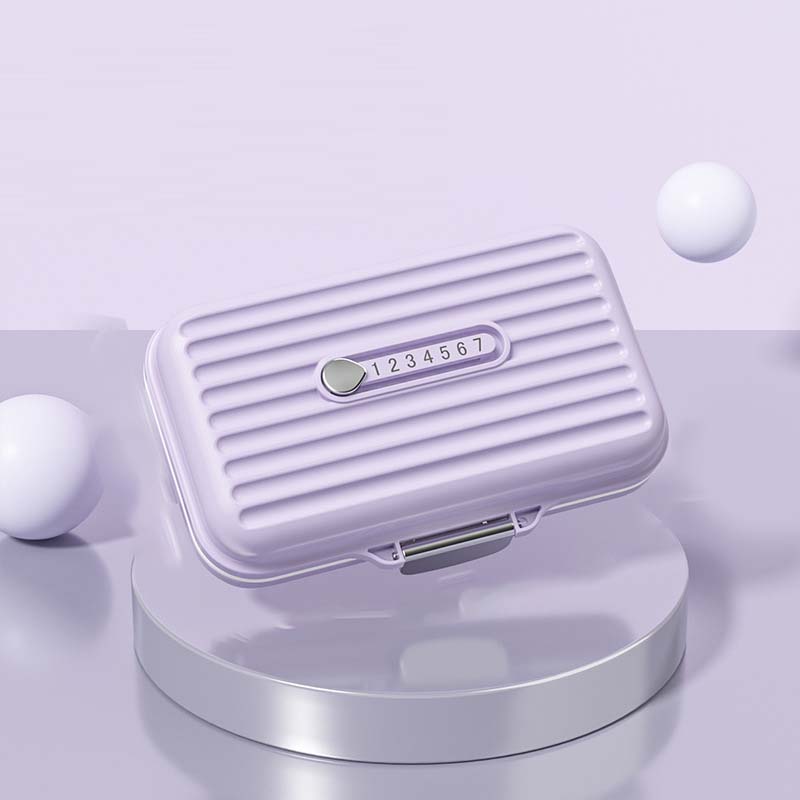 PetraCase | Compact Durable Pill Box Organizer with Seven Compartments 3