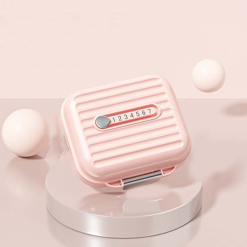 PetraCase | Compact Durable Pill Box Organizer with Seven Compartments 4