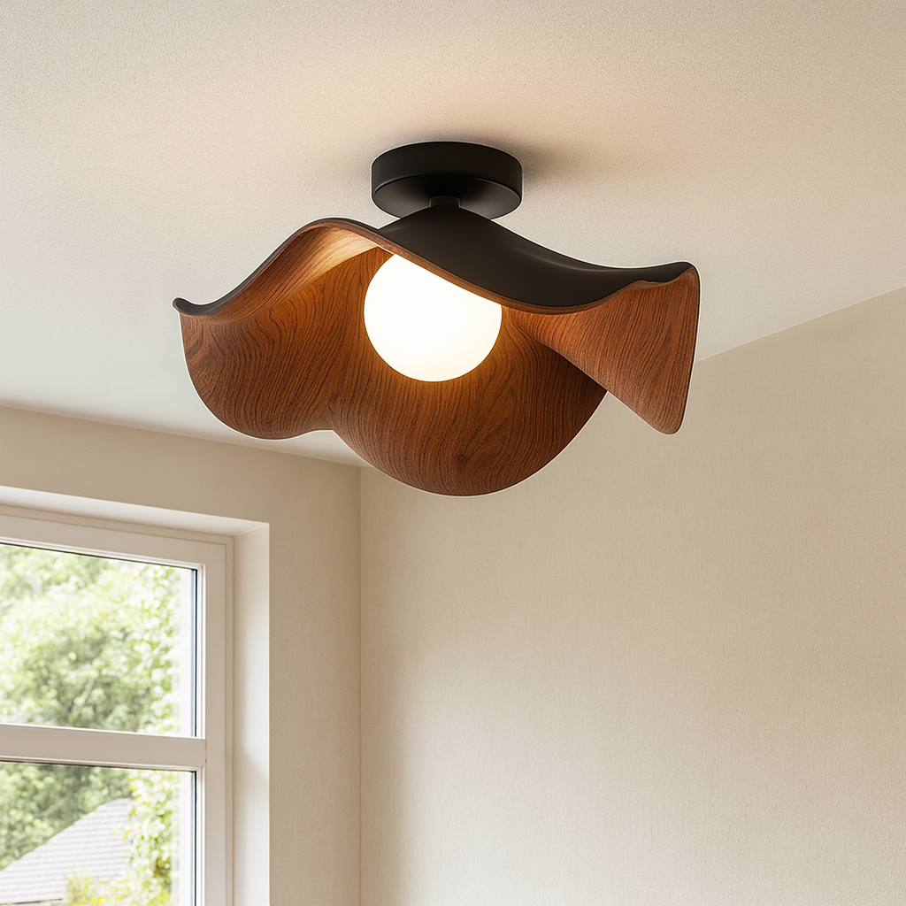 Pewtrella | Artistic Flower-shaped Ceiling Lamp 1