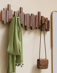 PianoWood | Elegant Minimalist Wooden Coat Hook for Wall Organization 0