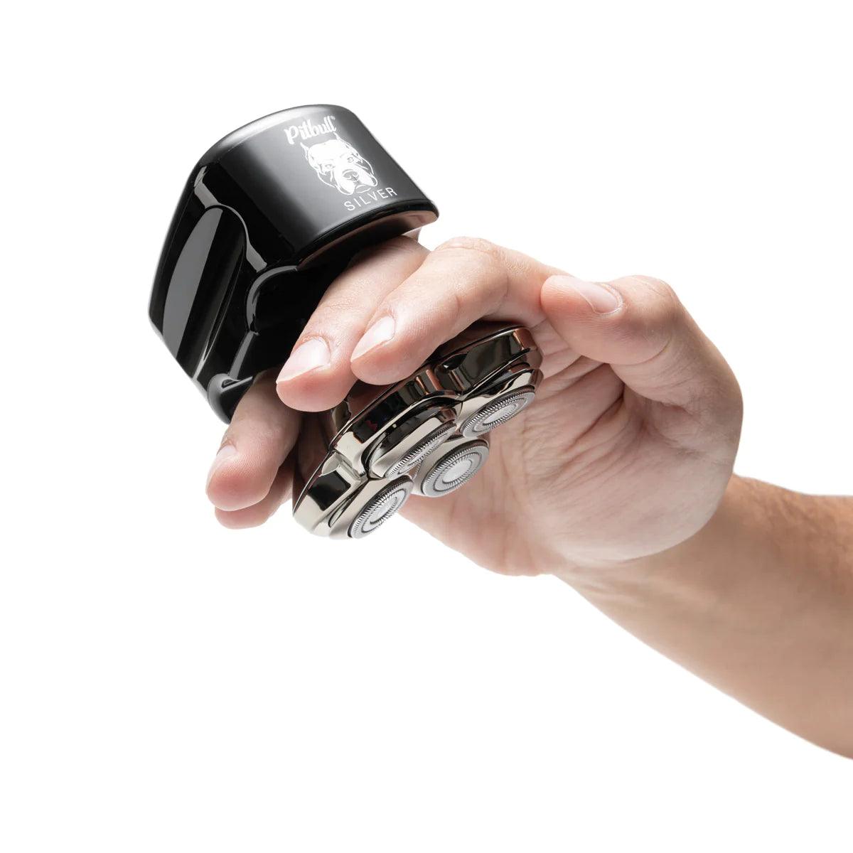 PitbullEdge Razor | Skull Shaver PRO Head &amp; Face Shaver with Ergonomic Palm Grip 7