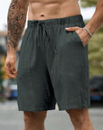 Konrad | Plus Size Men’s Drawstring Shorts with Pockets