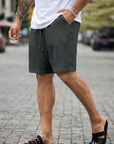 Konrad | Plus Size Men’s Drawstring Shorts with Pockets