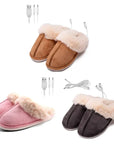 PlushAura | Cozy Heated Warming Slippers for Women’s Indoor Comfort 1
