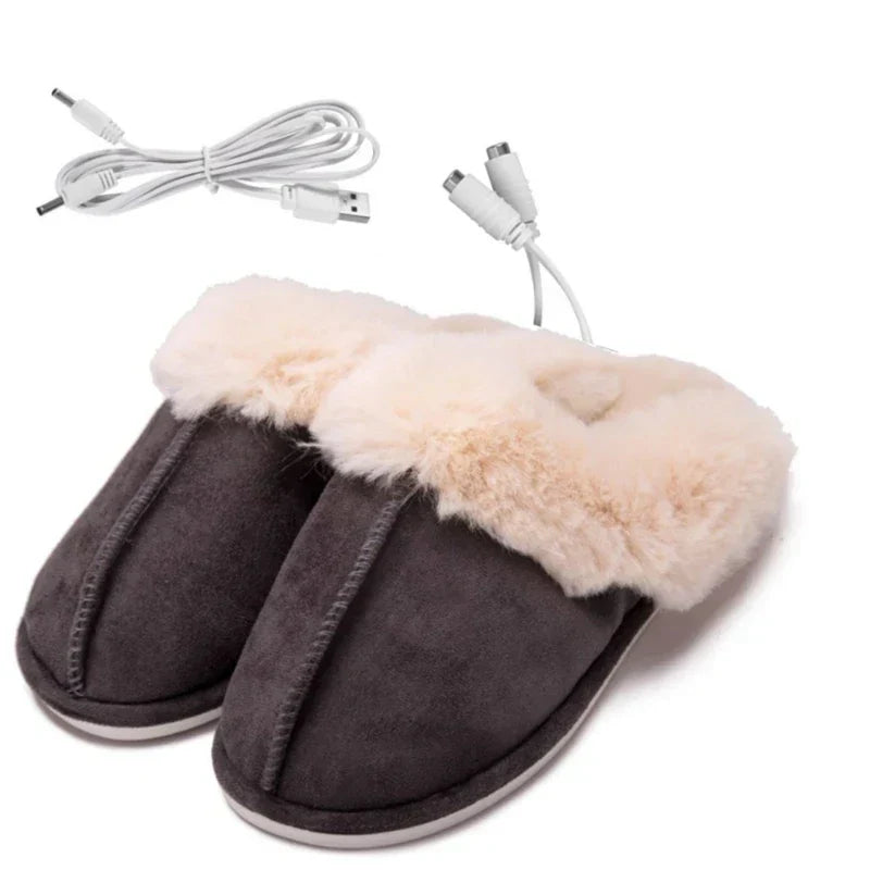PlushAura | Cozy Heated Warming Slippers for Women’s Indoor Comfort 2