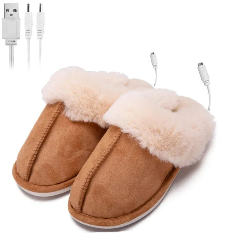 PlushAura | Cozy Heated Warming Slippers for Women’s Indoor Comfort 3