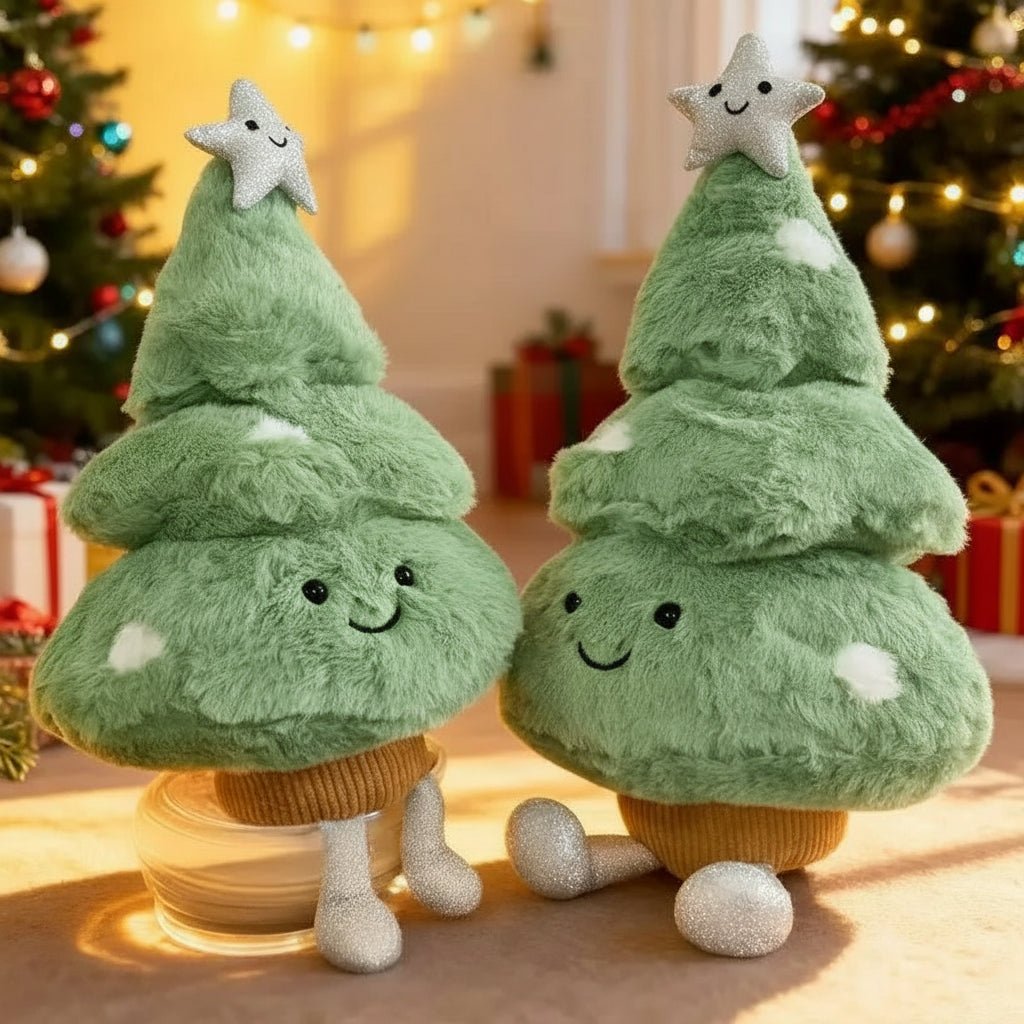 PlushEvergreen | Charming Soft Plush Christmas Tree Figurine 1
